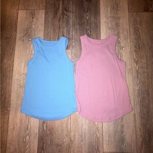 SO Kids Tank Tops - Light Blue and Light Pink